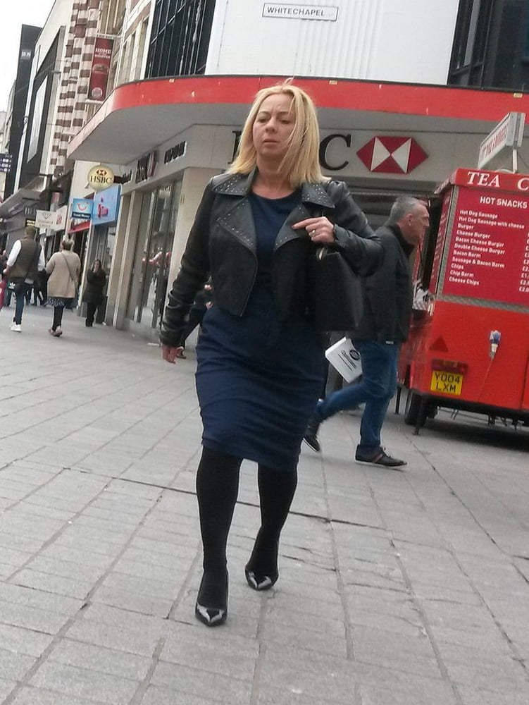 sexy street ladies in pantyhose 2 #90805681