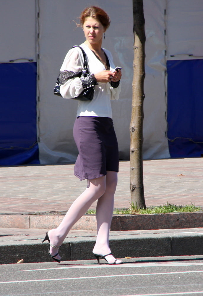 sexy street ladies in pantyhose 2 #90805812