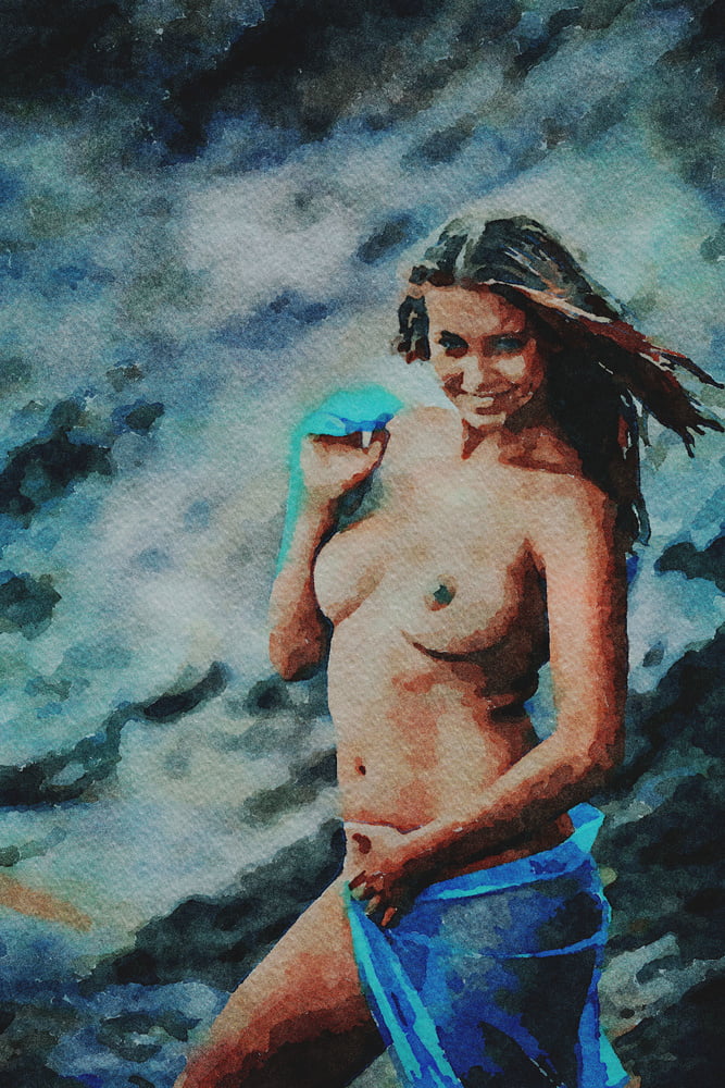 Erotic Digital Watercolor 65 #99978668