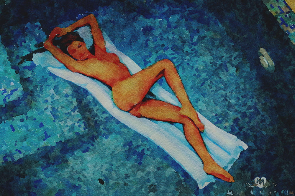 Erotic Digital Watercolor 65 #99978697