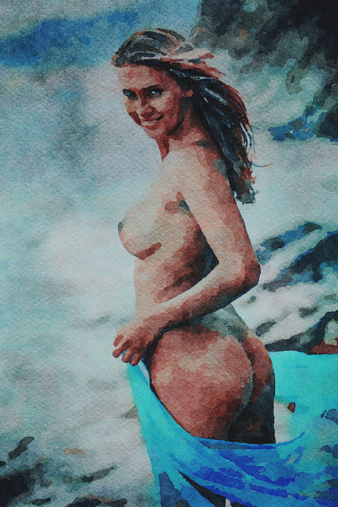 Erotic Digital Watercolor 65 #99978707