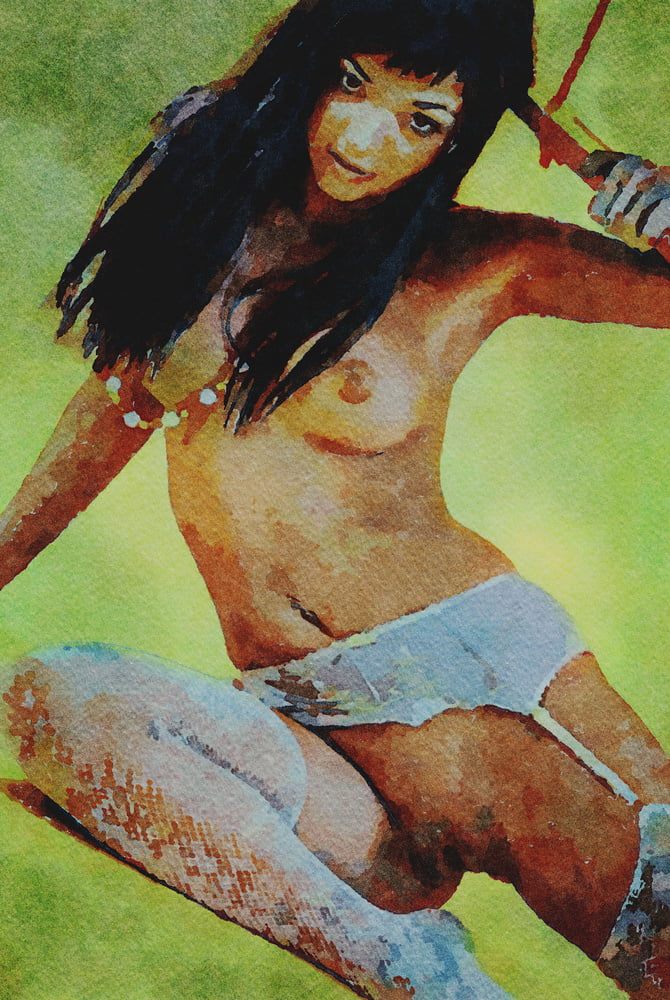 Erotic Digital Watercolor 65 #99978708