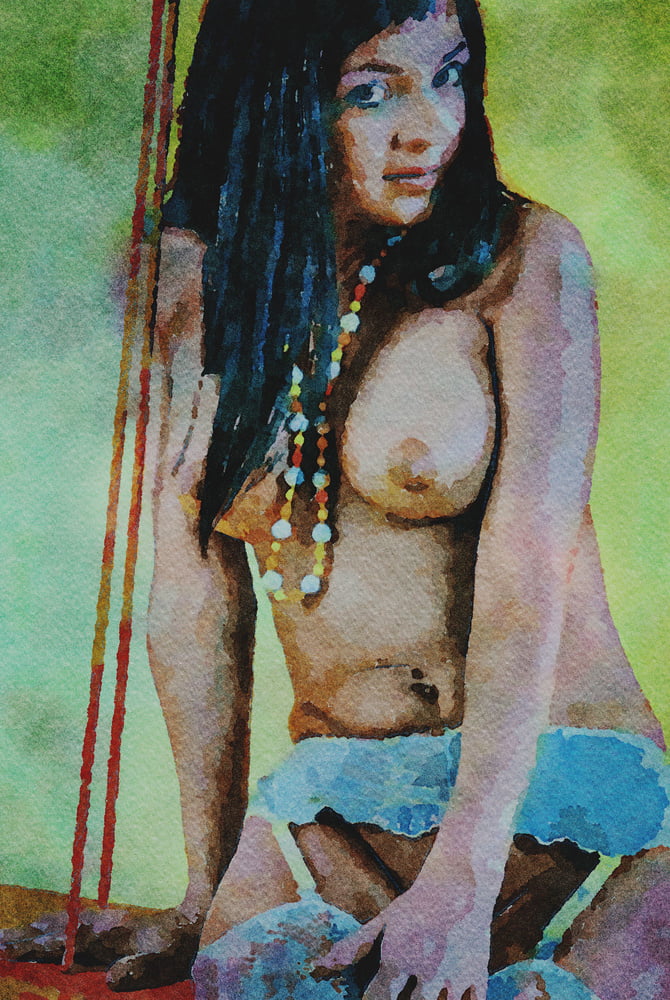 Erotic Digital Watercolor 65 #99978715