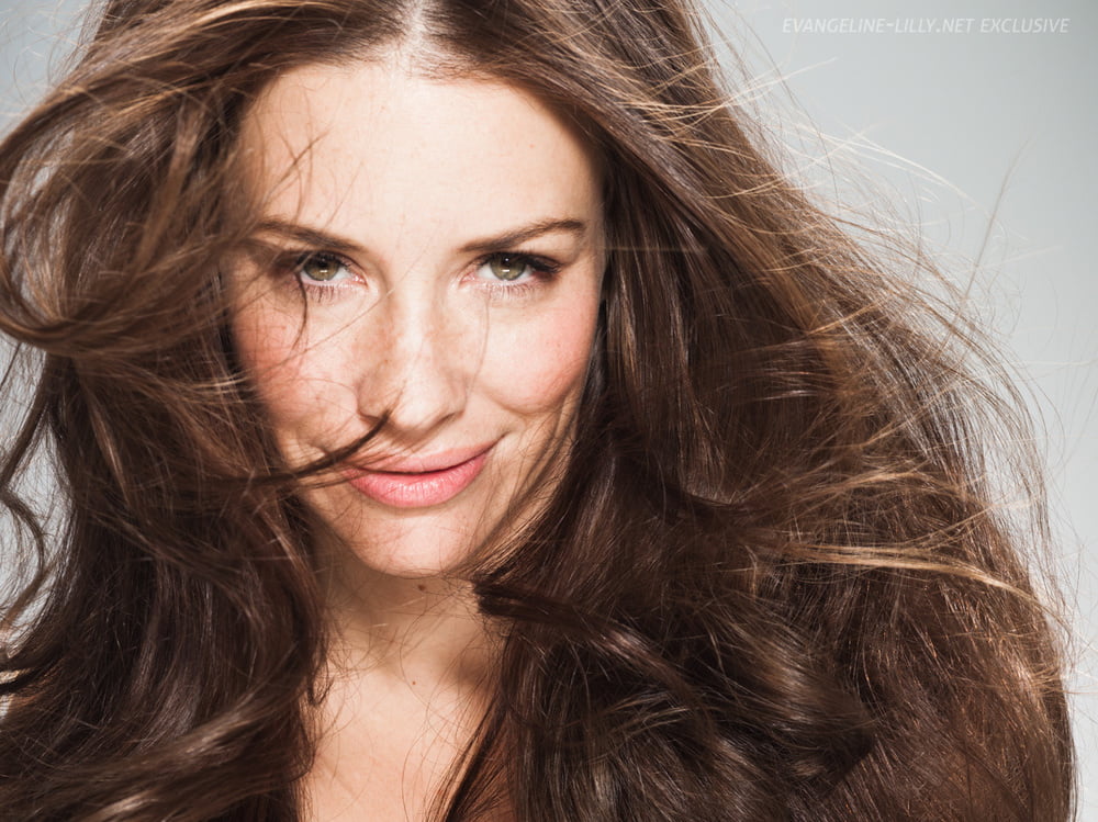 Evangeline Lilly Close up L&#039;Oreal outtakes 5 #98851395