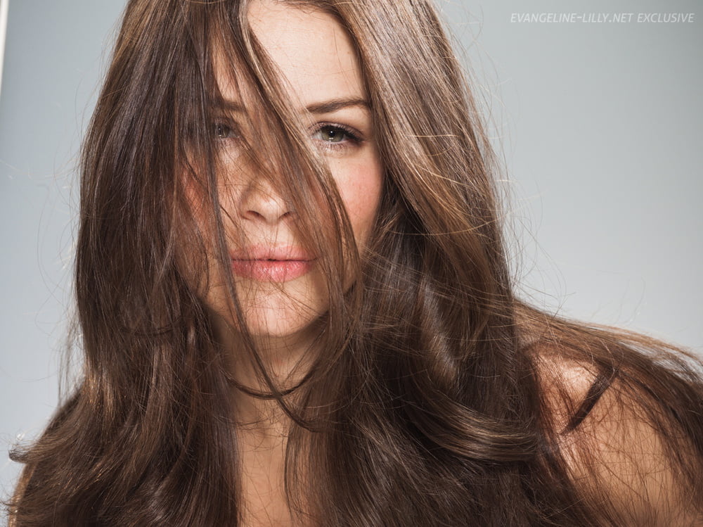 Evangeline Lilly Close up L&#039;Oreal outtakes 5 #98851449