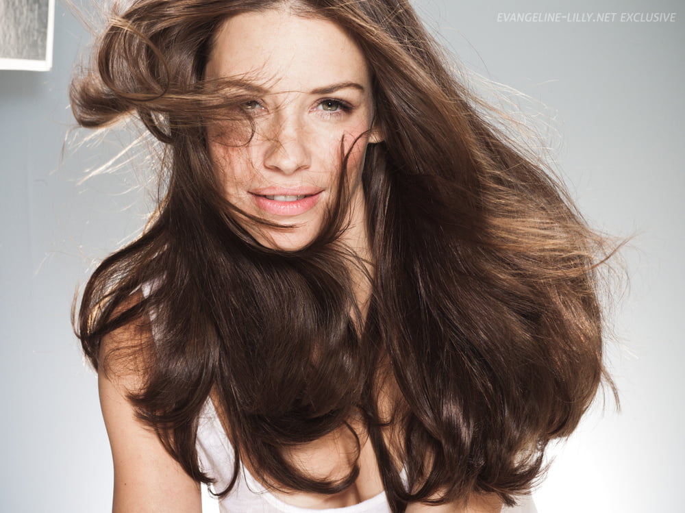 Evangeline Lilly Close up L&#039;Oreal outtakes 5 #98851451
