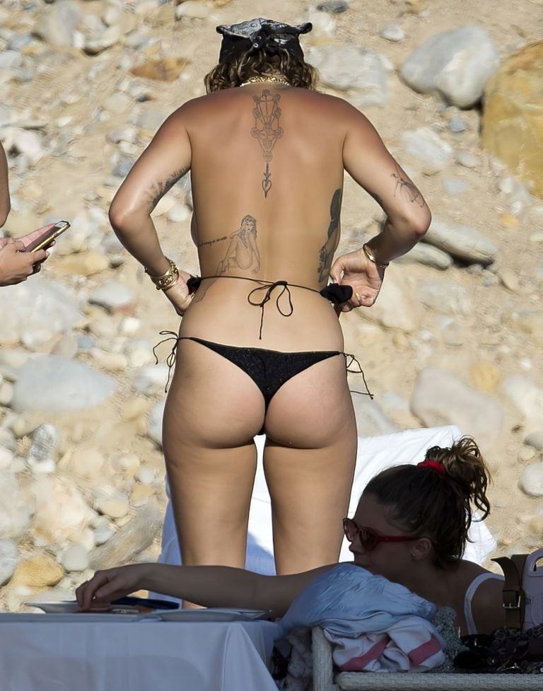 Rita Ora topless vacation #88427291