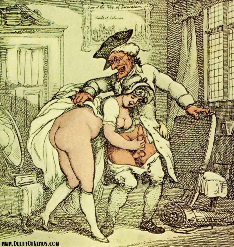 Erotic drawings by Thomas Rowlandson 1757 - 1827 #93606306