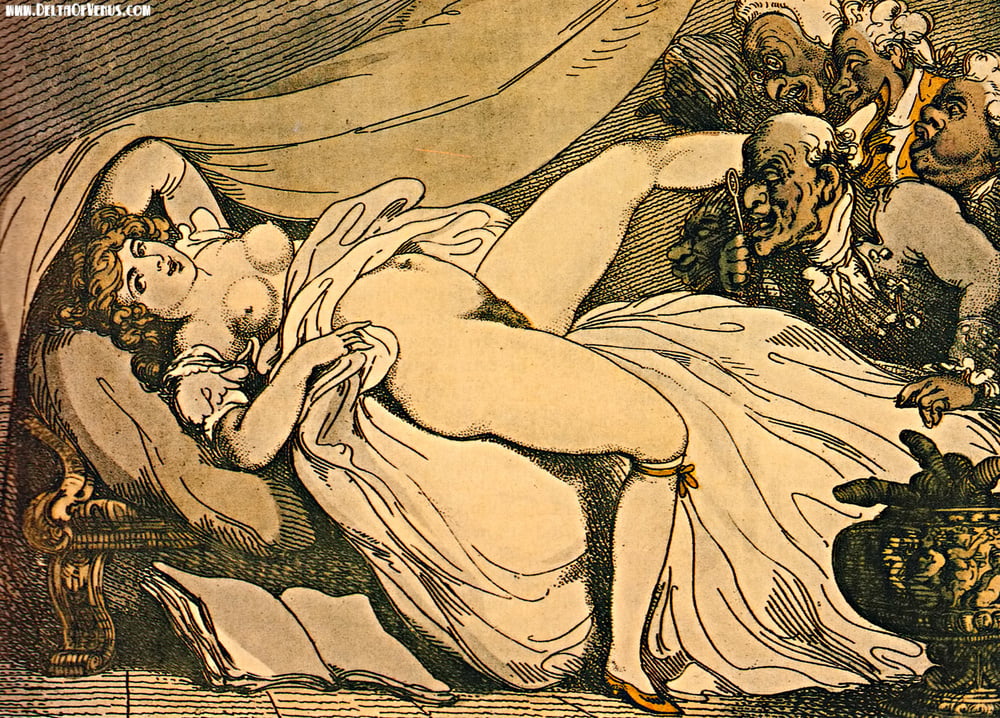 Erotic drawings by Thomas Rowlandson 1757 - 1827 #93606327