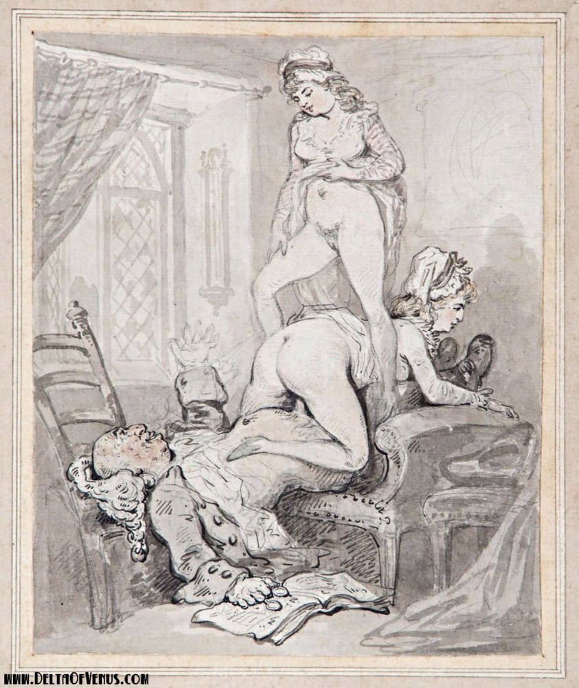 Erotic drawings by Thomas Rowlandson 1757 - 1827 #93606333