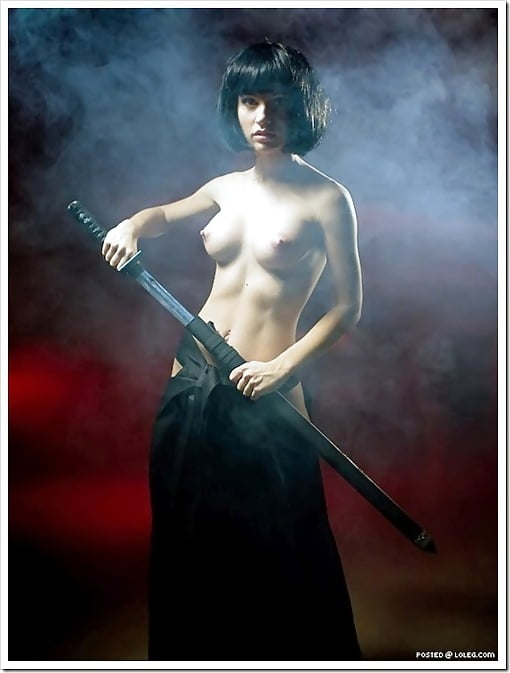 Caballeros con espadas, gladiadores, samuráis y ninjas
 #91499849