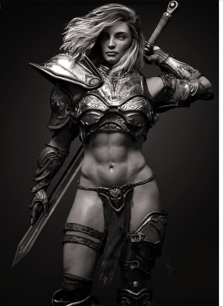 Caballeros con espadas, gladiadores, samuráis y ninjas
 #91499886