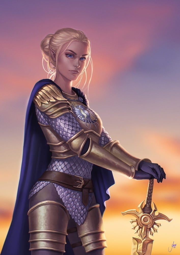 Caballeros con espadas, gladiadores, samuráis y ninjas
 #91499905