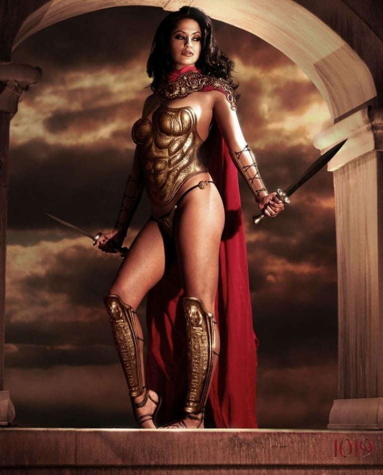 Caballeros con espadas, gladiadores, samuráis y ninjas
 #91499916