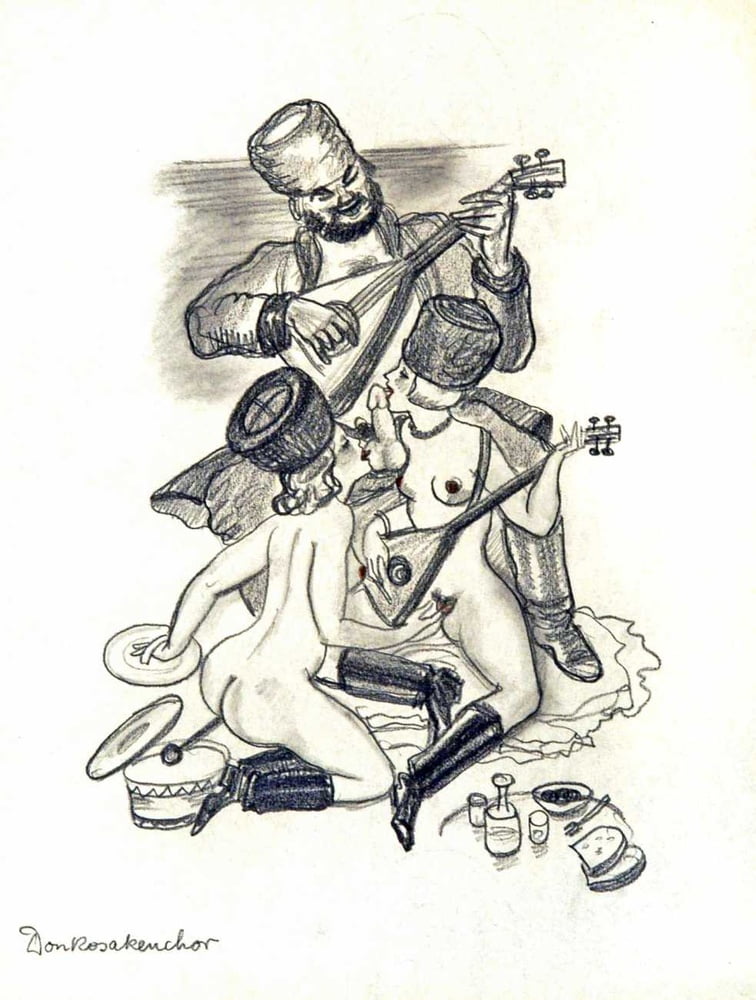 Vintage Karikaturen 19. Jahrhundert (Soldaten)
 #100650245