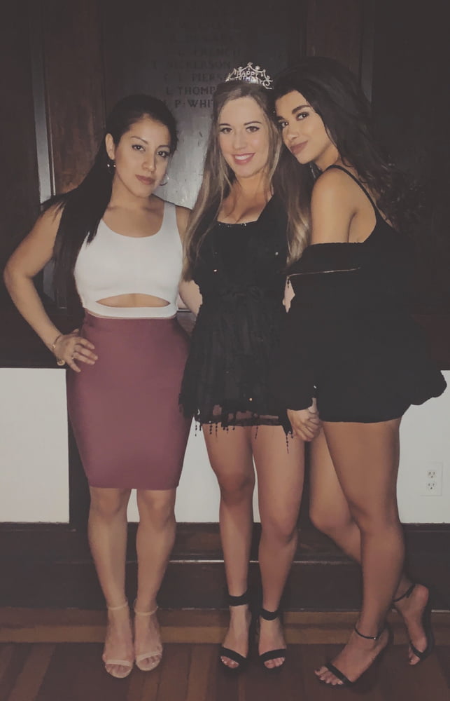 SEXY Harvard &#039;21 Cheerleader With Friends #99381476