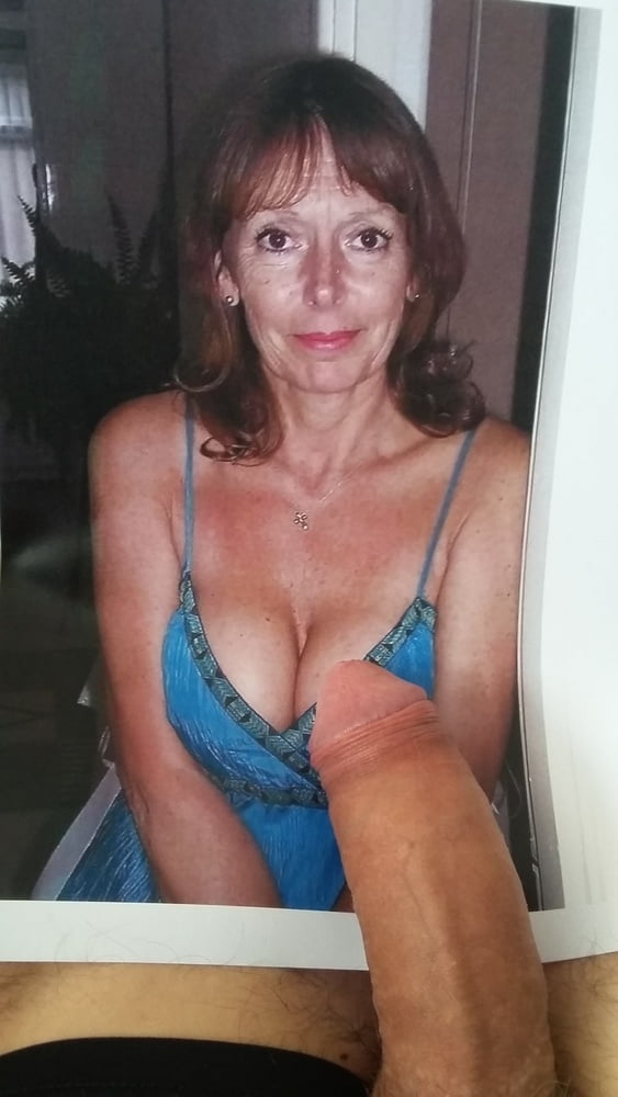 big cleavage grannies wank with cum #104392666