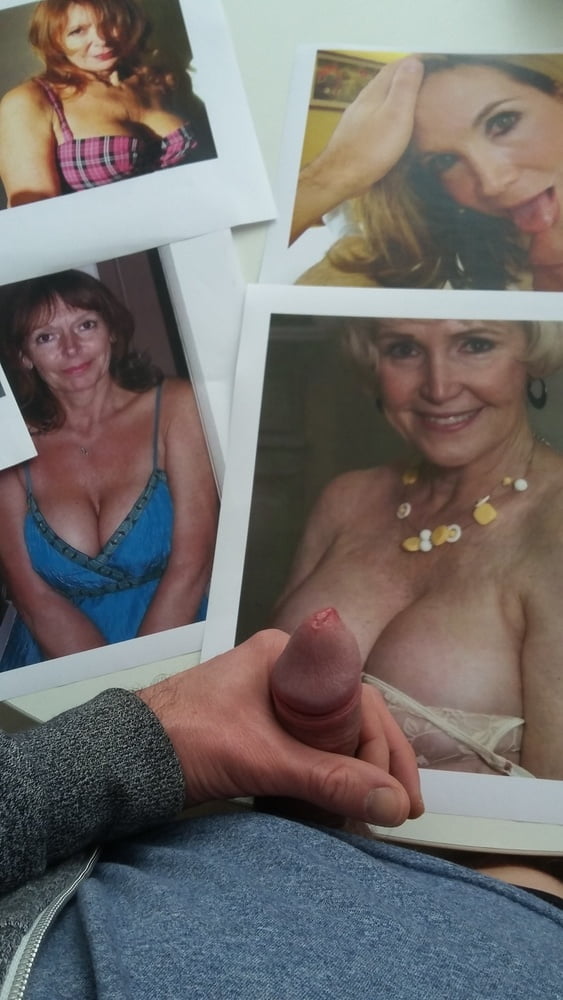 big cleavage grannies wank with cum #104392690