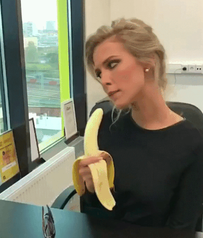 Girls banana blowjob #99615815