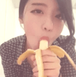 Girls banana blowjob #99615839