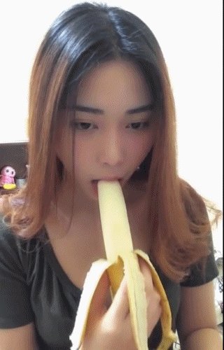 Girls banana blowjob #99615859