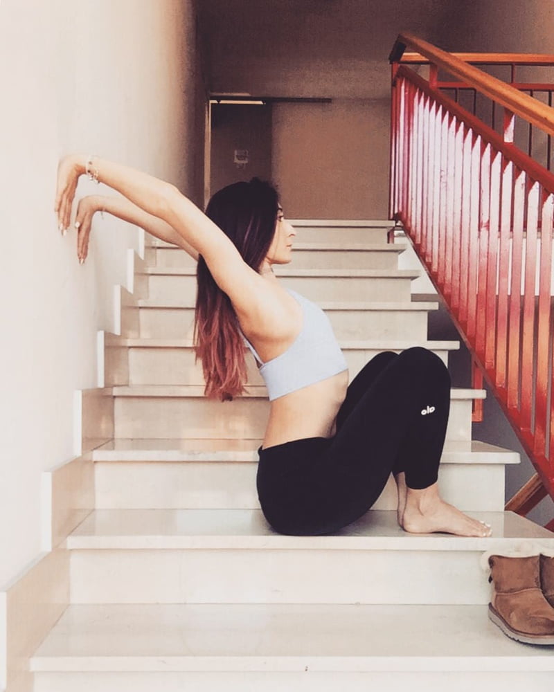 Federica insane hot instagram yoga model #94291786