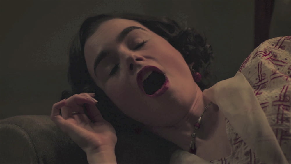 Lily Collins Cum Museum #90644382