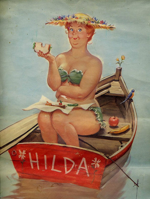 Plus-Size Pin-Up Girl Hilda #101231340