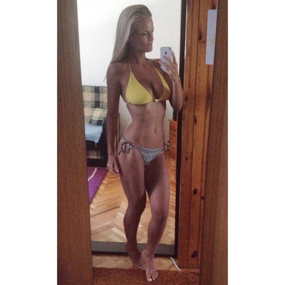 Serbian hot skinny whore blonde milf mom big tits Mila M. #106046236
