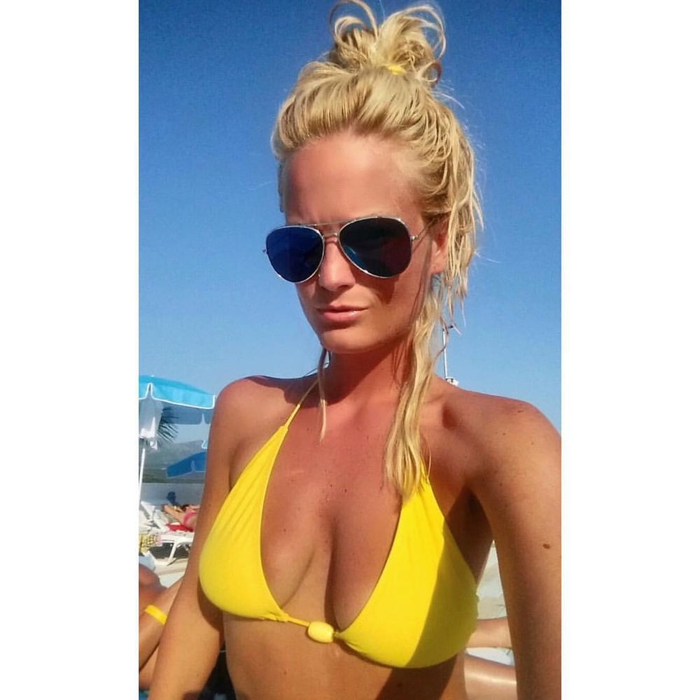 Serbian hot skinny whore blonde milf mom big tits Mila M. #106046274
