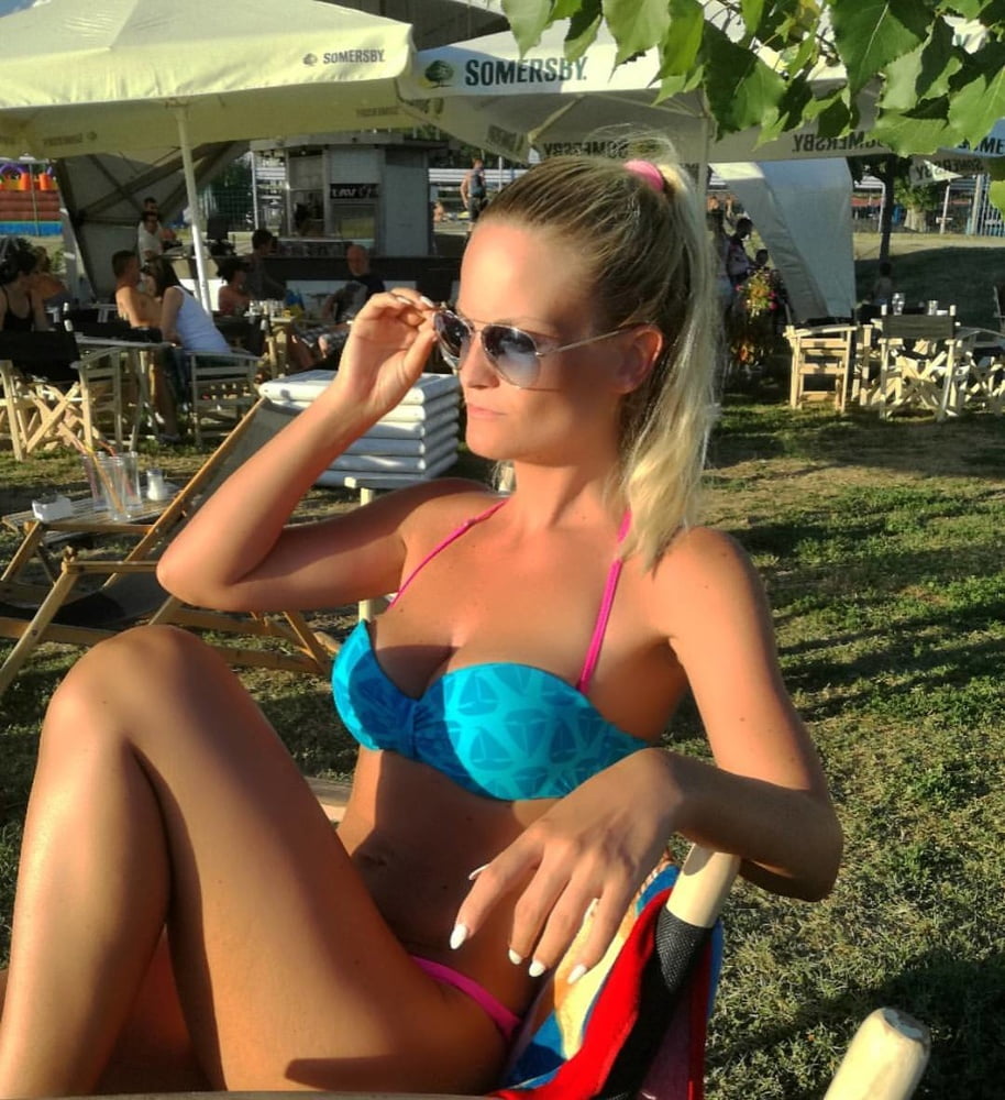 Serbian hot skinny whore blonde milf mom big tits Mila M. #106046332