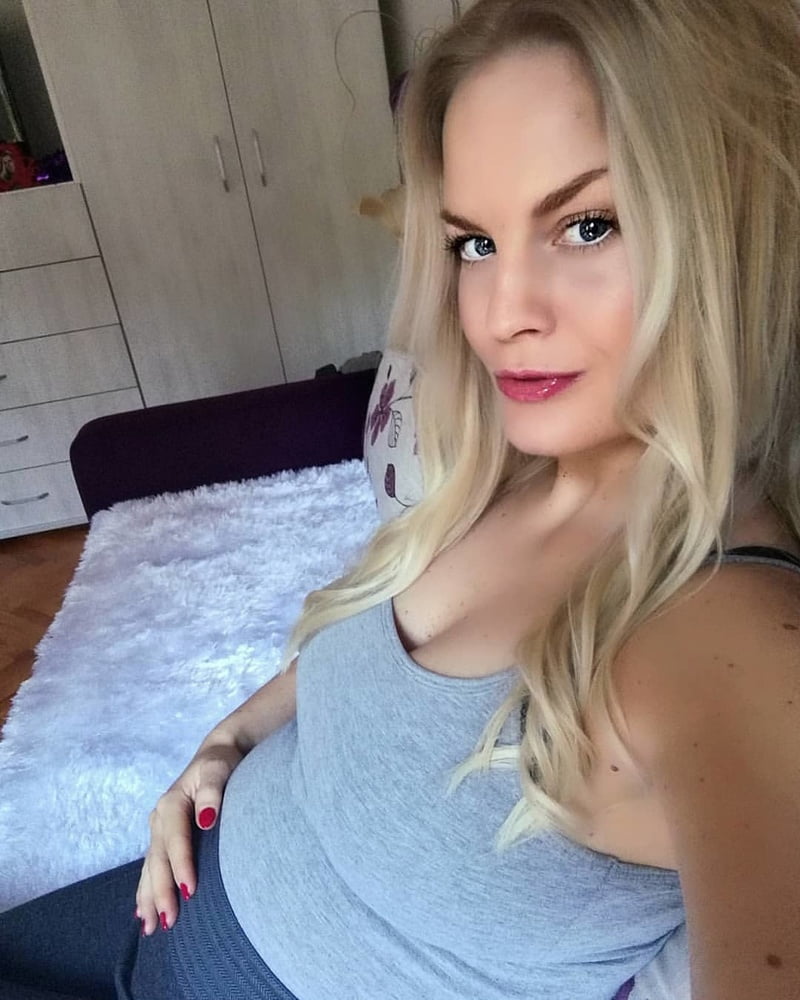 Serbian hot skinny whore blonde milf mom big tits Mila M. #106046348