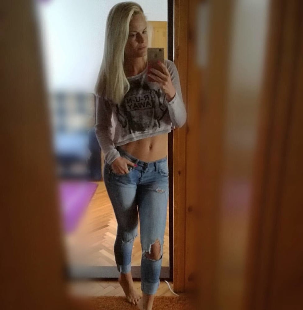 Serbian hot skinny whore blonde milf mom big tits Mila M. #106046356