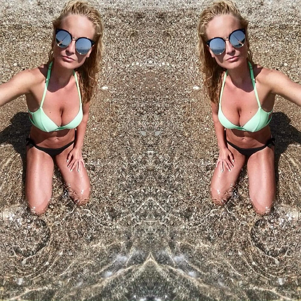 Serbian hot skinny whore blonde milf mom big tits Mila M. #106046367