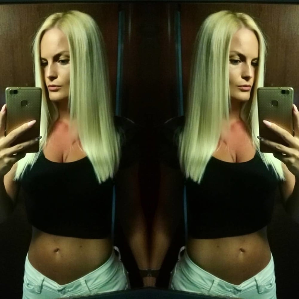 Serbian hot skinny whore blonde milf mom big tits Mila M. #106046408
