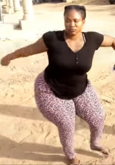 アフリカの女優のbbwの梨のメガブート巨大なヒップ
 #97921343