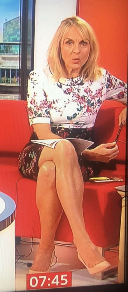 Louise Minchin Cock Teasing Fuckable MILF With Legs On Show #92126100