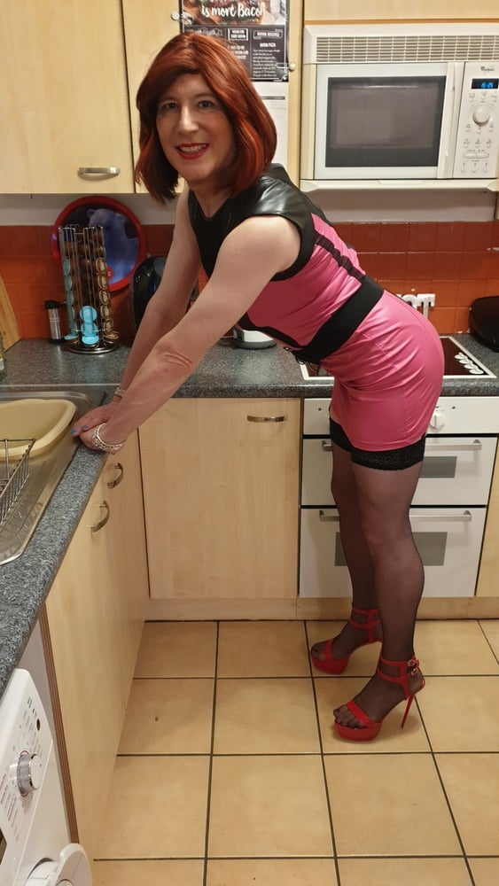 Sissy Lucy is Hot and Horny in the kitchen #106915762