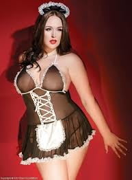 Plus size maid lingerie
 #82106991