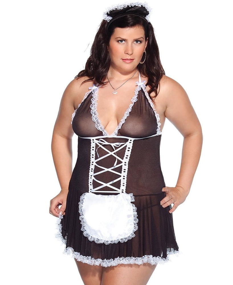Plus size maid lingerie
 #82107000