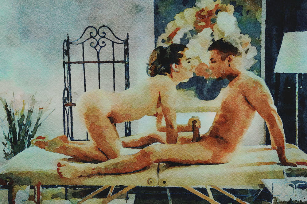 Erotic Digital Watercolor 47 #104788393