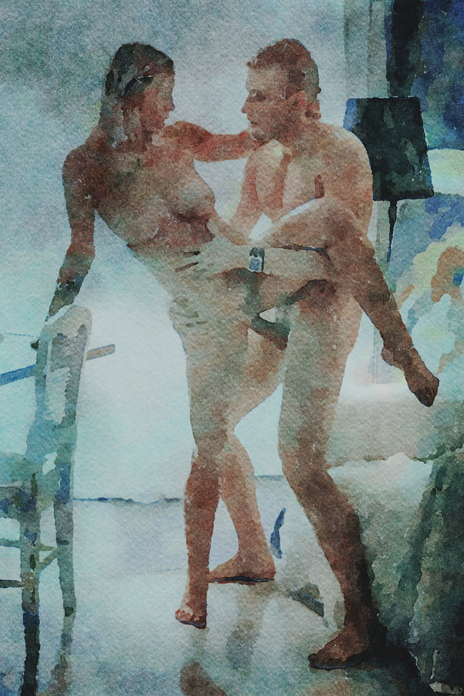 Erotic Digital Watercolor 47 #104788612