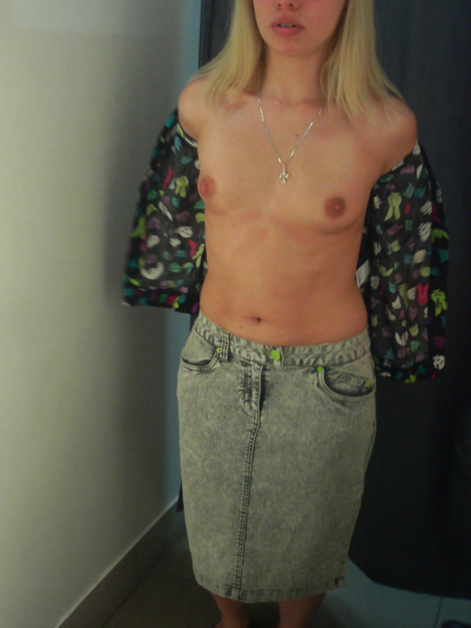 My whore Vika in the store&#039;s fitting room #82231382