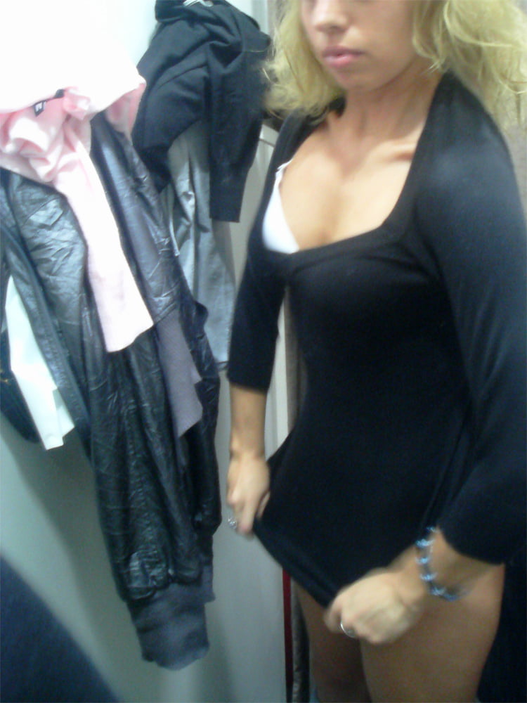 My whore Vika in the store&#039;s fitting room #82231398