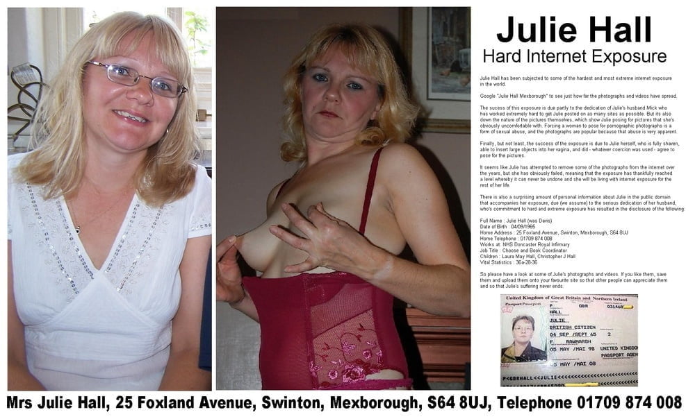Exposed Whore Julie Hall from Mexborough UK #100844970