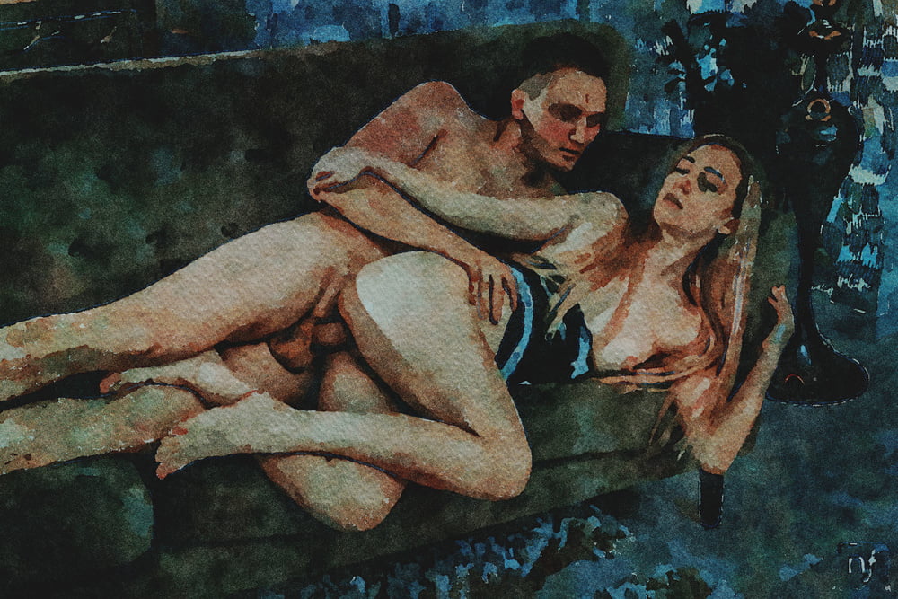 Erotic Digital Watercolor 68 #99506087