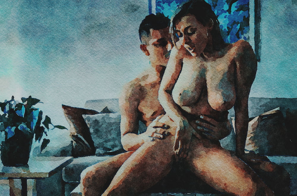 Erotic Digital Watercolor 68 #99506121