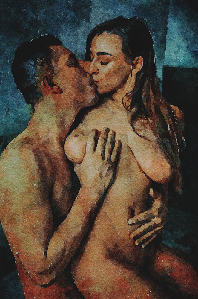 Erotic Digital Watercolor 68 #99506126