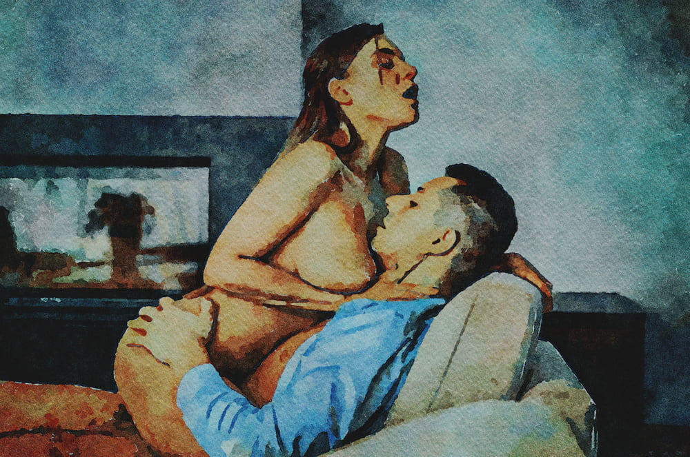 Erotic Digital Watercolor 68 #99506162