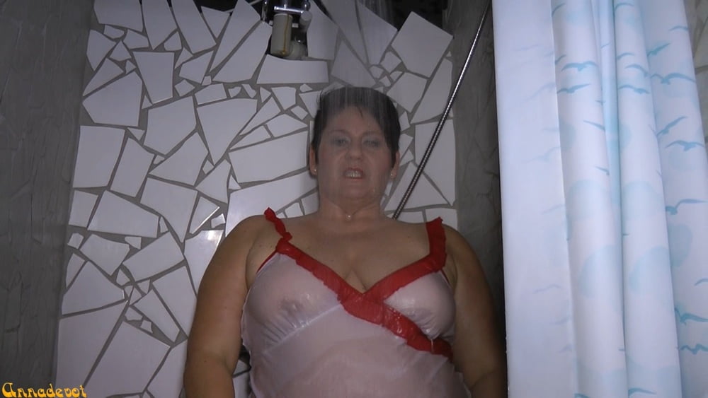 Annadevot - WETLOOK in the shower in BIKINI #106583652
